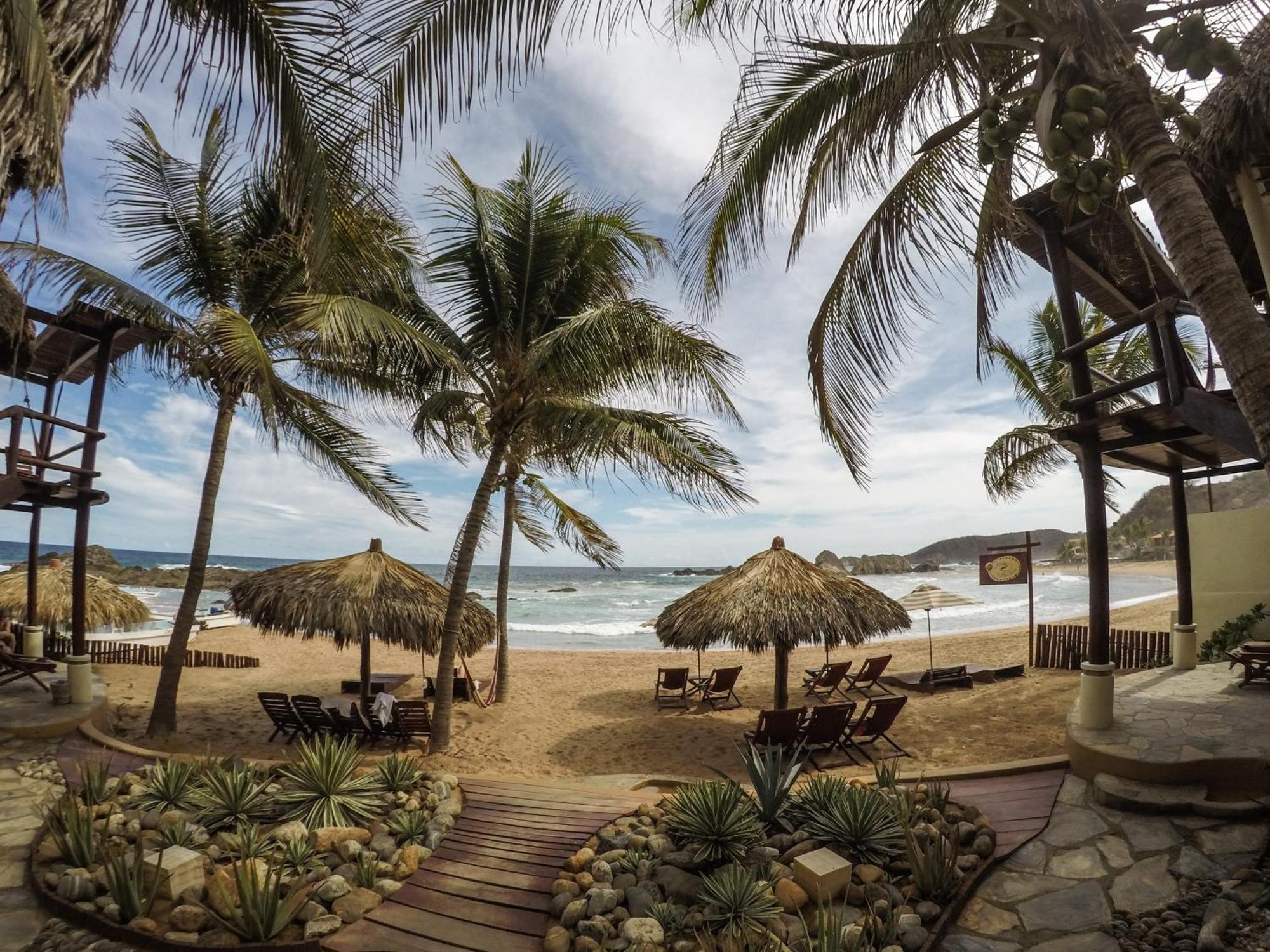 Cabanas Punta Placer San Agustinillo Eksteriør bilde